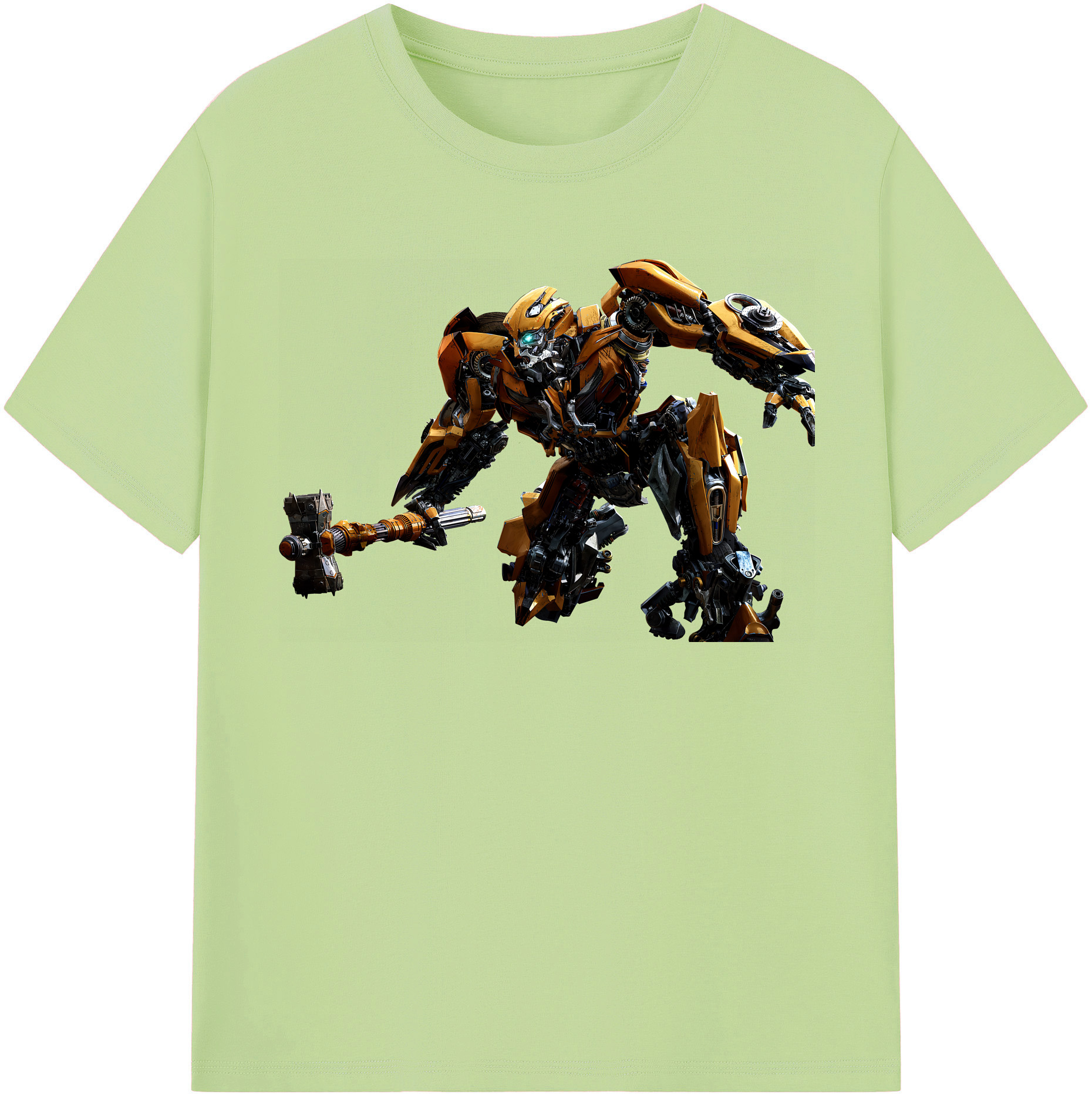 （画像用） Transformers トランスフォーマー 綿100％半袖Tシャツ（フロントプリント）
